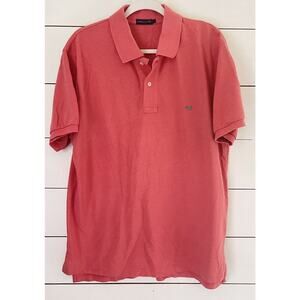 Southern Marsh Size L Golf Polo Coral/Pink Men’s Shirt